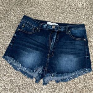 KanCan Cut Off Denim Shorts
